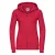 Russell Dames/Dames Authentic Full Zip Hoodie (Klassiek rood)