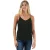 Only Carolla glitter hemdtopje voor dames, zwart-goud