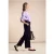 Street One Dames Zomerblouse met strepen in Paars