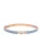 Isabella Rhea Turquoise Rundleer Riem