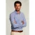 River Woods Slim Fit Cotton-linen Shirt Blue Blue