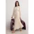 Trendyol Modest Dames Ecru Effen Maxi Lang Stijlvol/Avond Skater Modest Avond Jurken