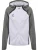 Hummel Sportief sweatvest ‘LEAD 2.0’  grijs / zwart / wit