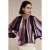 Summum Top puffy sleeves stripe printed
