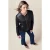 Oltre Combined Jacket With Laser Cuts Black