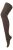 Dames 80 denier ondoorzichtige effen gekleurde panty’s – Bruin