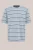WE Fashion – Heren relaxed fit T-shirt met strepen – Relaxed Fit – Pastelblauw – Katoen –