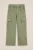 Blue Ridge – Meisjes cargojeans – High waist – Legergroen – Katoen –