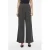VILA wide leg high waist geruite pantalon