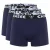 CHIEMSEE Boxershorts  donkerblauw / zwart / wit