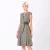 Trapeze -jurk met kruiseffect