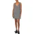 Moschino Wool Blend Herringbone Dress Grey