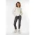 EsQualo Trousers Vintage High Waist Jeans Black