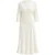 Ted Baker Avelli Midi-jurk Met Gebogen Naaddetails, Wit