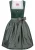 STOCKERPOINT Dirndl ‘Mila’  groen / donkergroen