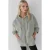 Textuur Volledige Rits Hoodie met Zakken