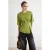 TRENDYOLMİLLA Dames Groen Effen Kort Getailleerd T-shirts