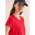 Cecil Dames Shirt met V-hals en kanten detail in Rood