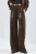 Modal Touch Hoge Taille Rechte Leg Breipantalon met Ceintuur