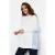 Trendyol Modest Dames Ecru Colorblock Lang Regular fit Modest Sweatshirts