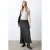MANGO TEEN maxi rok antraciet