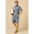 Sissy-Boy relaxed fit short met elastische boord en print – donkerblauw