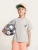 SATURNDAY Shirt ‘Fußball’  grijs