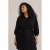 WE Fashion Curve korte jurk zwart