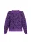 myMo ROCKS Gebreid vest  lila / zwart