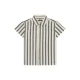 Daily7 gestreepte gestreept casual overhemd beige