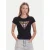 Dames-T-shirt met ronde hals Guess Leo Triangle