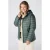 MS Mode gewatteerde jas Plus Size – groen