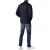 Slazenger Herenjack van polykatoen met logo en doorlopende rits (Marine)