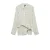 VERO MODA blouse met krijtstreep ecru met lurex