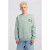 America Today sweater met backprint lichtgroen