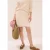 Cecil Dames Fijne ribfluwelen rok in Beige