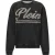 Round Neck Sweatshirt Spiderweb Strass