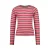 Vingino gestreepte longsleeve – roze/rood/offwhite