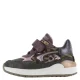 Shoesme suède sneakers – donkerbruin/donkerpaars