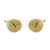 Oliver Peoples Zonnebril Gregory Peck 5217 1485W4 Honey Donker Bruin Goud Mirror