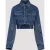 Off White Motorfiets Gat Crop Jacket