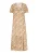 usha FESTIVAL Blousejurk ‘Spring Summer’  crème / cognac / jade groen