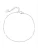 Hey Happiness Voetsieraden ‘Flat Links’  zilver