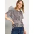 Cecil Dames T-shirt met patchprint in Rood