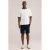 WE Fashion regular chino short donkerblauw
