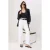 TRENDYOLMİLLA Dames Wit Effen Wijde pijp Hoge taille Jeans