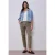 Street One Dames Casual fit chino’s in een zachte stof in Bruin