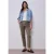 Street One Dames Casual fit chino’s in een zachte stof in Bruin