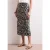 Midirok van mesh met print