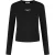 Malelions Women Studio Longsleeve Top | Black